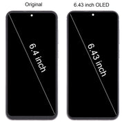 For Samsung Galaxy S23 FE SM-S711B 6.43 inch OLED LCD Screen Digitizer Full Assembly with Frame (Black)