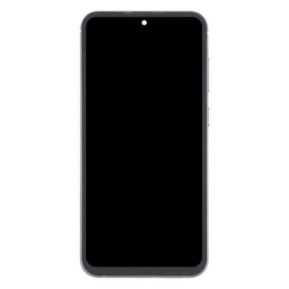 For Samsung Galaxy S23 FE SM-S711B 6.43 inch OLED LCD Screen Digitizer Full Assembly with Frame (Black)