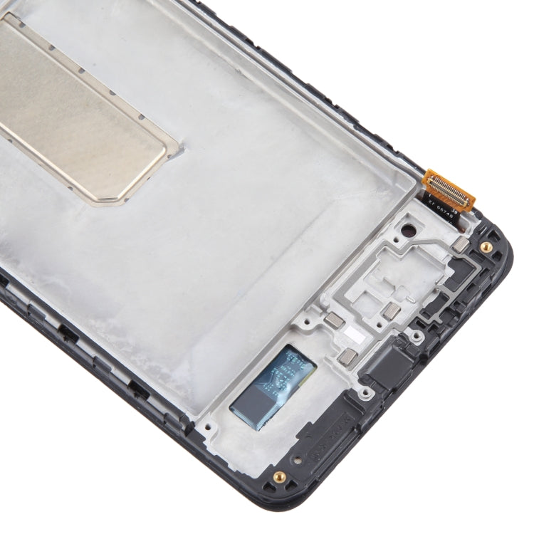 For Samsung Galaxy M54 SM-M546B OLED LCD Screen Digitizer Full Assembly with Frame (Black)
