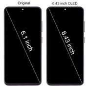 For Samsung Galaxy S23 SM-S911B 6.43 inch EU Version OLED LCD Screen Digitizer Full Assembly with Frame (Black)