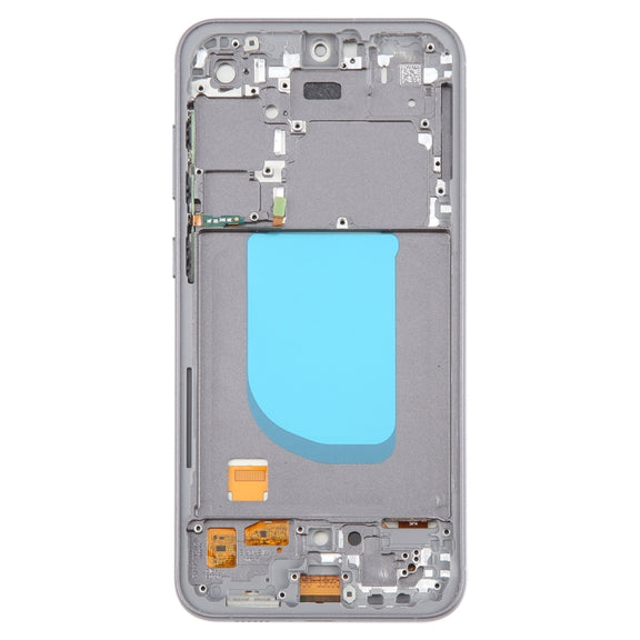 For Samsung Galaxy S23 FE SM-S711B TFT LCD Screen Digitizer Full Assembly with Frame, Not Supporting Fingerprint Identification (Grey)