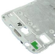 For Galaxy J7 V / J7 Perx / J727V / J727P Front Housing LCD Frame Bezel Plate (White)