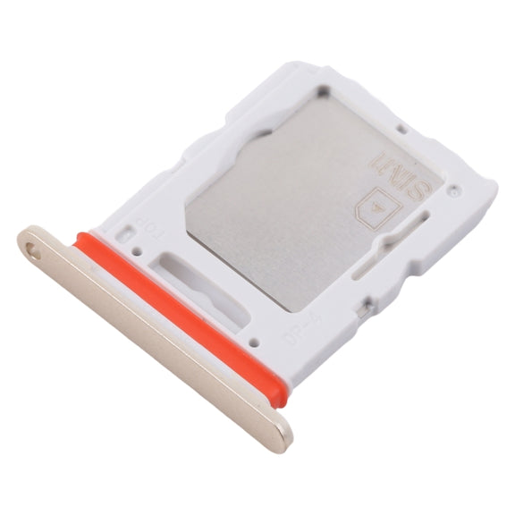 For Samsung Galaxy M55 SM-M556B Original SIM Card Tray + SIM Card Tray / Micro SD Card Tray (Gold)