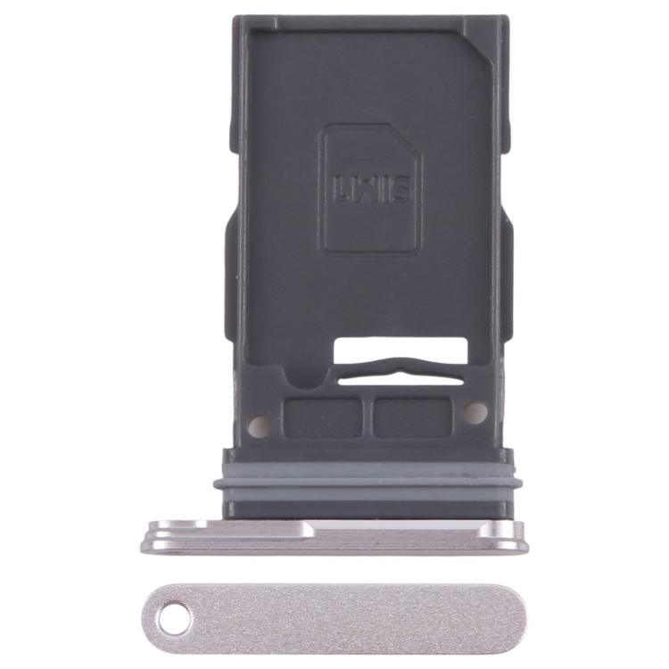 For Samsung Galaxy S24 FE SM-S721B Original SIM Card Tray (Silver) - free shipping - PMc TechLife - Order now!