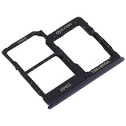 For Galaxy A40 SIM Card Tray + SIM Card Tray + Micro SD Card Tray (Black)