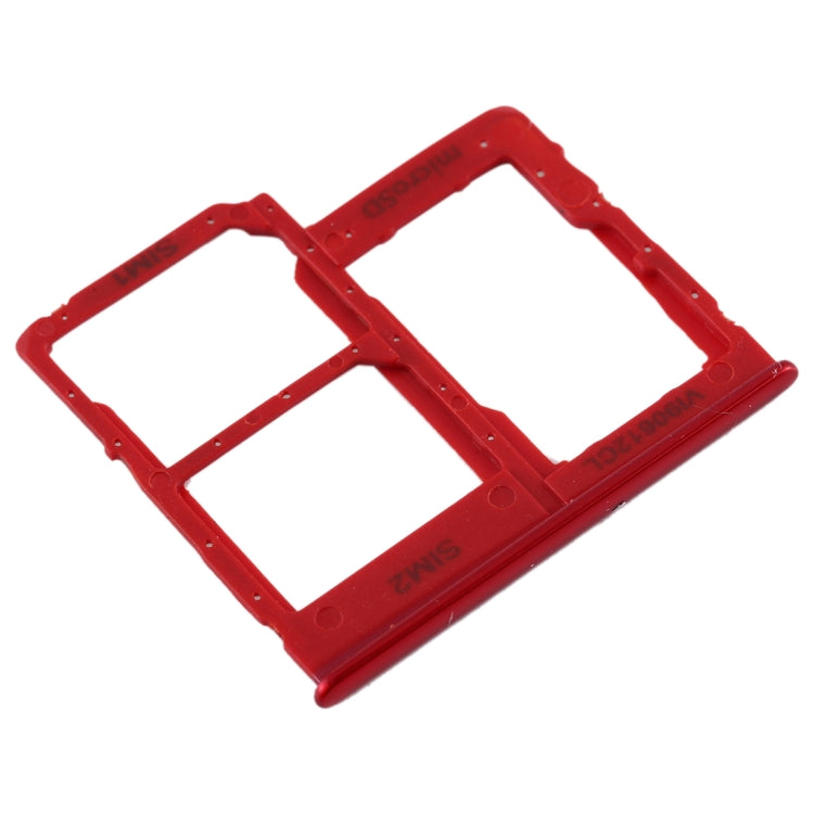 For Galaxy A40 SIM Card Tray + SIM Card Tray + Micro SD Card Tray (Red) - free shipping - PMc TechLife - Order now!