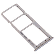 For Galaxy A20 A30 A50 SIM Card Tray + SIM Card Tray + Micro SD Card Tray (Grey)