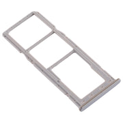 For Galaxy A20 A30 A50 SIM Card Tray + SIM Card Tray + Micro SD Card Tray (Grey)