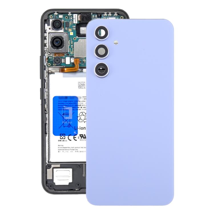 For Samsung Galaxy A54 SM-A546B Battery Back Cover with Camera Lens Cover(Purple) - free shipping - PMc TechLife - Order now!