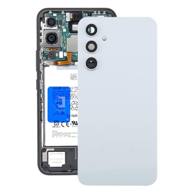 For Samsung Galaxy A54 SM-A546B Battery Back Cover with Camera Lens Cover(White) - free shipping - PMc TechLife - Order now!