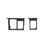 For Galaxy J5 Prime / G570 & J7 Prime / G610 SIM Card Tray + Micro SD & SIM Card Tray (Black)