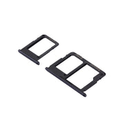 For Galaxy J5 Prime / G570 & J7 Prime / G610 SIM Card Tray + Micro SD & SIM Card Tray (Black)