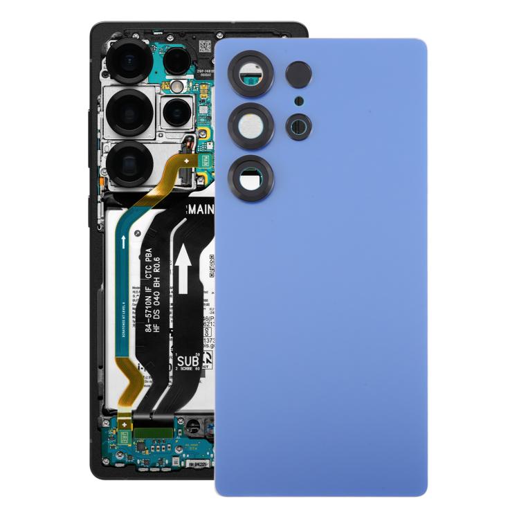 For Samsung Galaxy S25 Ultra SM-S938 OEM Battery Back Cover with Camera Lens Cover(Sea Blue) - free shipping - PMc TechLife - Order now!