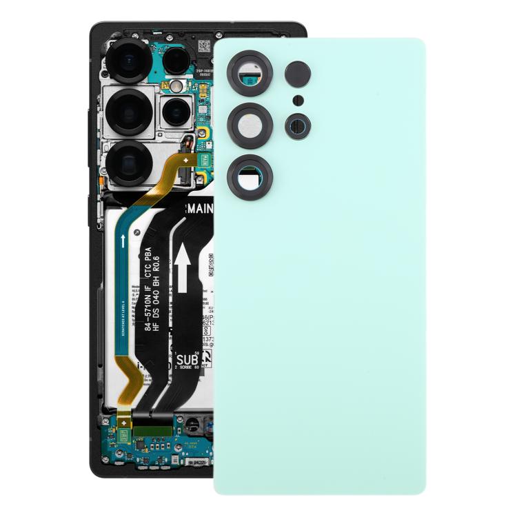 For Samsung Galaxy S25 Ultra SM-S938 OEM Battery Back Cover with Camera Lens Cover(Green) - free shipping - PMc TechLife - Order now!