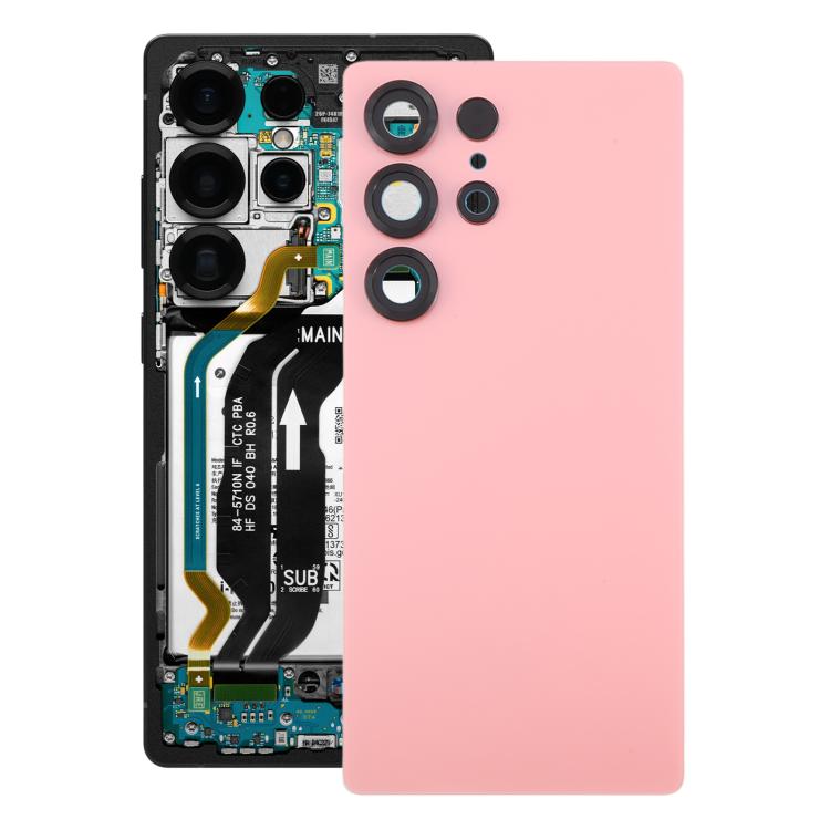 For Samsung Galaxy S25 Ultra SM-S938 OEM Battery Back Cover with Camera Lens Cover(Red) - free shipping - PMc TechLife - Order now!