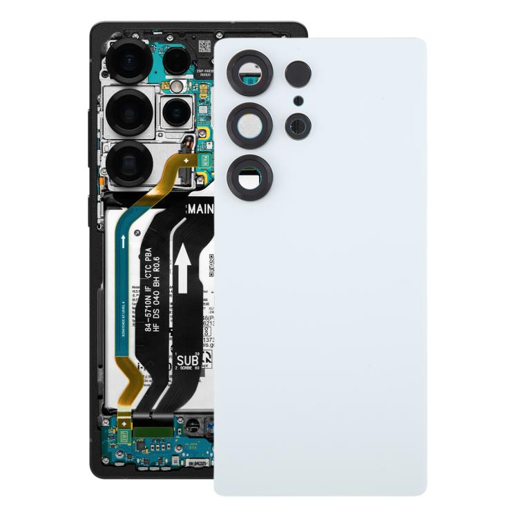 For Samsung Galaxy S25 Ultra SM-S938 OEM Battery Back Cover with Camera Lens Cover(White) - free shipping - PMc TechLife - Order now!
