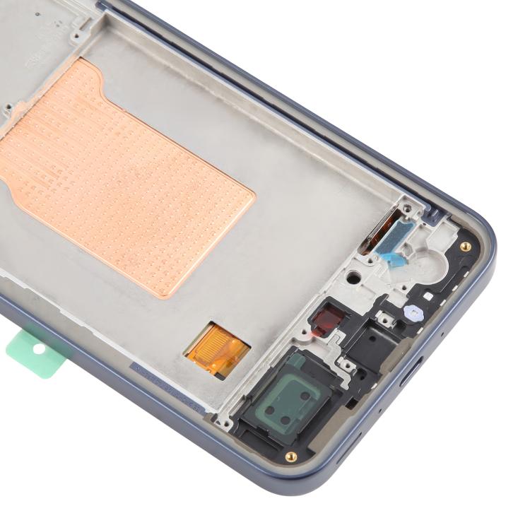 For Samsung Galaxy A35 SM-A356B Original LCD Screen Digitizer Full Assembly with Frame (Blue) - free shipping - PMc TechLife - Order now!