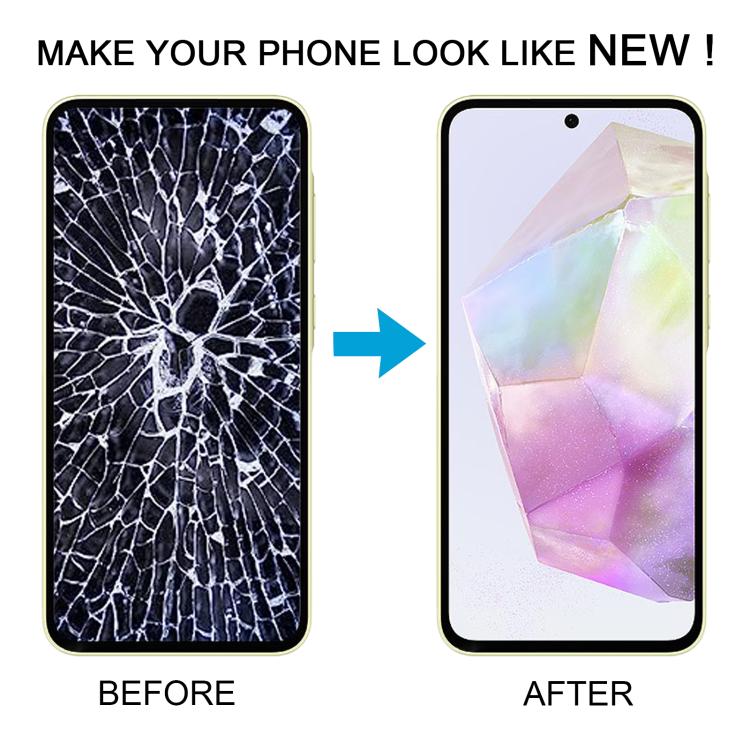 For Samsung Galaxy A35 SM-A356B Original LCD Screen Digitizer Full Assembly with Frame (Blue) - free shipping - PMc TechLife - Order now!