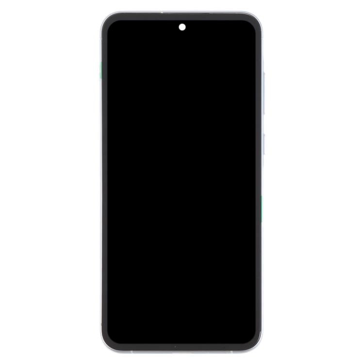For Samsung Galaxy A55 SM-A556B Original LCD Screen Digitizer Full Assembly with Frame (Baby Blue)