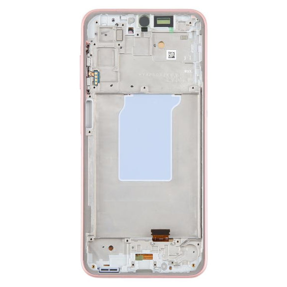 For Samsung Galaxy A26 SM-A266B 6.46 inch OLED LCD Screen Digitizer Full Assembly with Frame (Pink)
