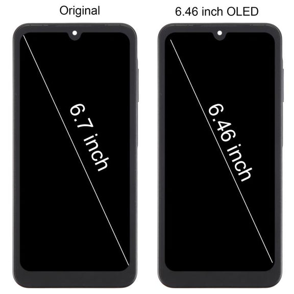 For Samsung Galaxy A26 SM-A266B 6.46 inch OLED LCD Screen Digitizer Full Assembly with Frame (Pink)