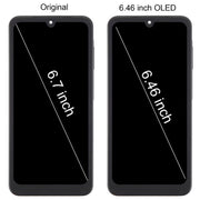 For Samsung Galaxy A26 SM-A266B 6.46 inch OLED LCD Screen Digitizer Full Assembly with Frame (Black)