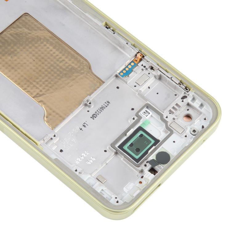 For Samsung Galaxy A35 SM-A356B OLED LCD Screen Digitizer Full Assembly with Frame (Light Green) - free shipping - PMc TechLife - Order now!