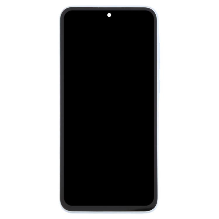 For Samsung Galaxy A35 SM-A356B OLED LCD Screen Digitizer Full Assembly with Frame (Baby Blue) - free shipping - PMc TechLife - Order now!