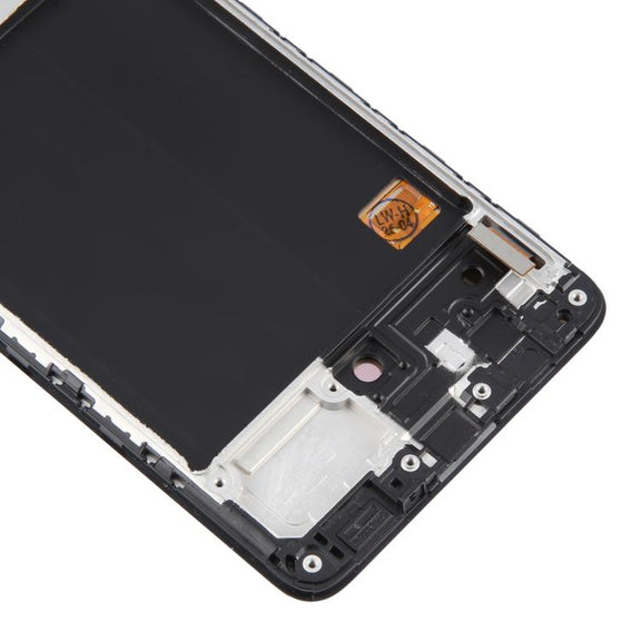 For Samsung Galaxy A51 4G SM-A515F 6.43 inch OLED LCD Screen Digitizer Full Assembly with Frame (Black)