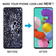 For Samsung Galaxy A51 4G SM-A515F 6.43 inch OLED LCD Screen Digitizer Full Assembly with Frame (Black)