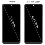 For Samsung Galaxy A51 4G SM-A515F 6.43 inch OLED LCD Screen Digitizer Full Assembly with Frame (Black)