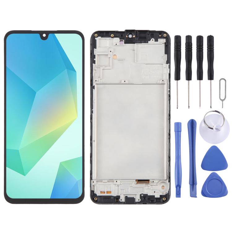 For Samsung Galaxy A16 4G SM-A165F 6.66 inch OLED LCD Screen Digitizer Full Assembly with Frame - free shipping - PMc TechLife - Order now!