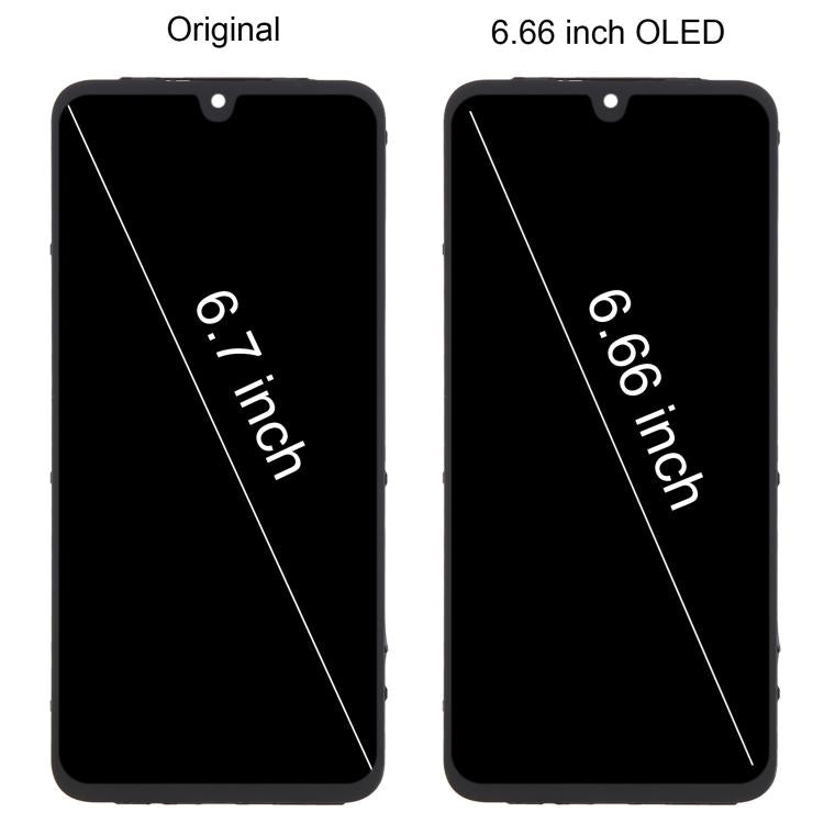 For Samsung Galaxy A16 5G SM-A166B 6.66 inch US Version OLED LCD Screen Digitizer Full Assembly with Frame