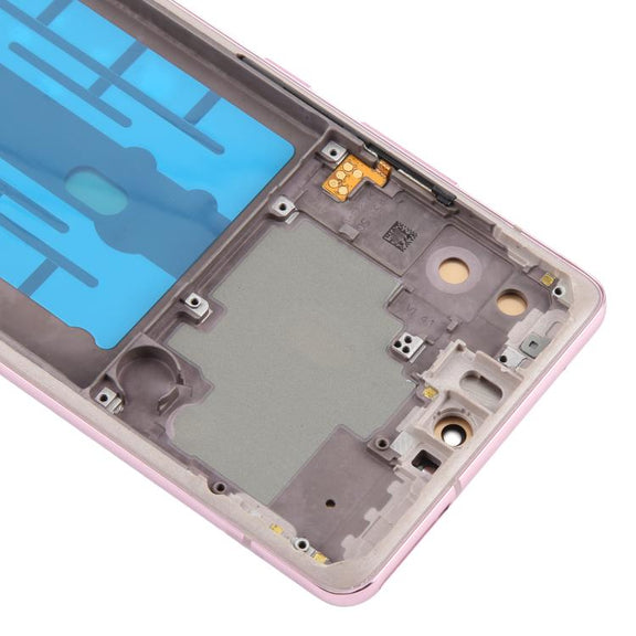 For Samsung Galaxy A51 5G SM-A516 6.36 inch OLED LCD Screen Digitizer Full Assembly with Frame (Pink)