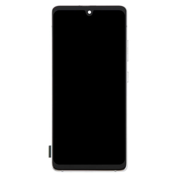For Samsung Galaxy A51 5G SM-A516 6.36 inch OLED LCD Screen Digitizer Full Assembly with Frame (Silver)