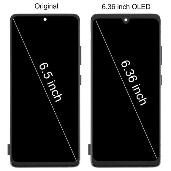 For Samsung Galaxy A51 5G SM-A516 6.36 inch OLED LCD Screen Digitizer Full Assembly with Frame (Pink)