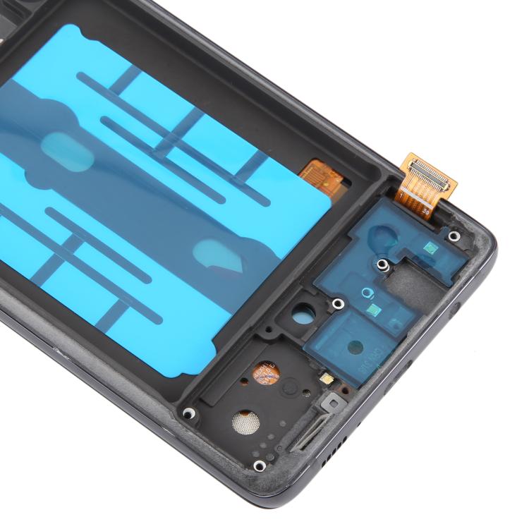 For Samsung Galaxy A51 5G SM-A516 6.43 inch OLED LCD Screen Digitizer Full Assembly with Frame (Black)