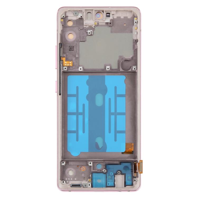 For Samsung Galaxy A51 5G SM-A516 6.43 inch OLED LCD Screen Digitizer Full Assembly with Frame (Pink)