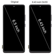 For Samsung Galaxy A51 5G SM-A516 6.43 inch OLED LCD Screen Digitizer Full Assembly with Frame (Pink)