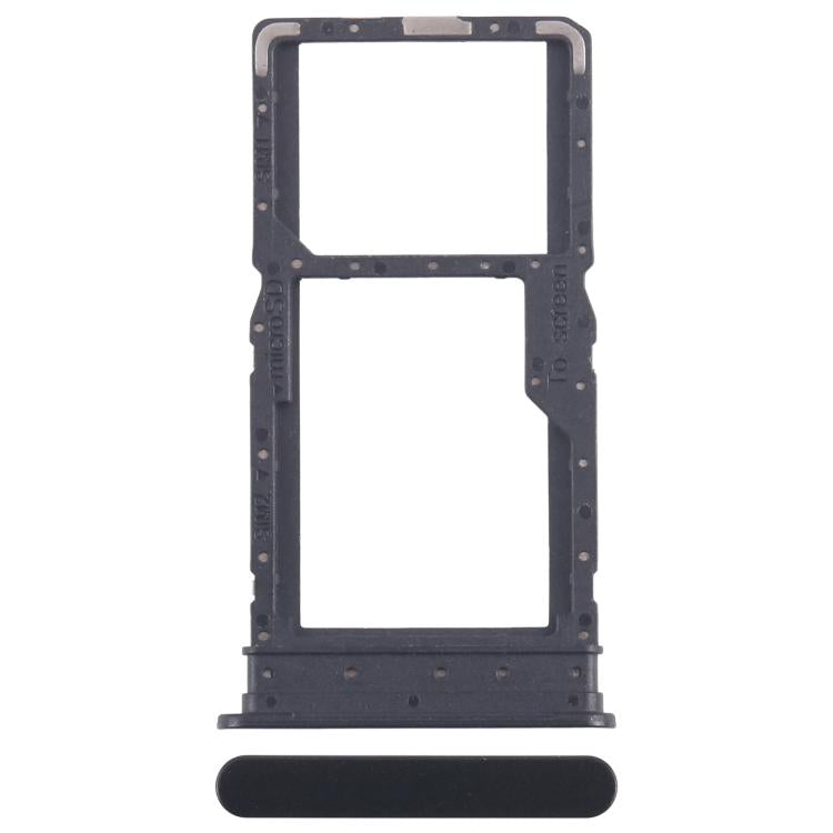 For Samsung Galaxy A06 5G SM-A066B Original SIM + SIM / Micro SD Card Tray (Black) - free shipping - PMC TechLife - Order now!