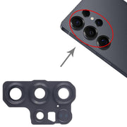 For Samsung Galaxy S25 Ultra SM-S938B 10pcs Rear Camera Lens Cover (Black)