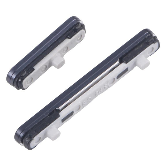 For Samsung Galaxy S25 Ultra SM-S938B 10pcs Power Button and Volume Control Button (Black)