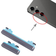 For Samsung Galaxy S24 FE SM-S721B 10pcs Power Button and Volume Control Button (Black)