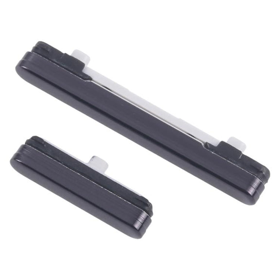 For Samsung Galaxy S23 SM-S911B 10pcs Power Button and Volume Control Button (Black)