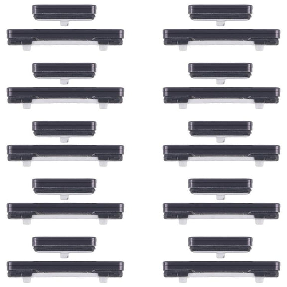 For Samsung Galaxy S23 SM-S911B 10pcs Power Button and Volume Control Button (Black)