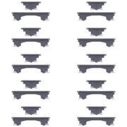 For Samsung Galaxy A36 SM-A366B 10pcs Power Button and Volume Control Button (Black)