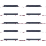 For Samsung Galaxy A16 5G SM-A166B 10pcs Volume Control Button (Black)