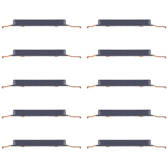 For Samsung Galaxy M16 SM-M166P 10pcs Volume Control Button (Black)