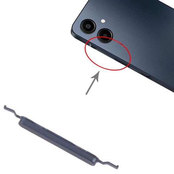 For Samsung Galaxy A06 SM-A065F 10pcs Volume Control Button(Black)
