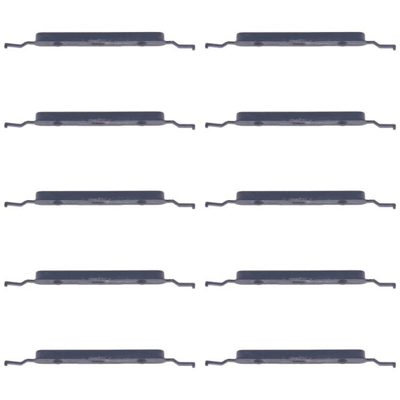 For Samsung Galaxy A06 SM-A065F 10pcs Volume Control Button(Black)
